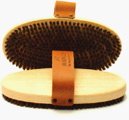 Briko-Maplus Hard Horsehair Oval Brush