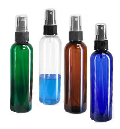 8 oz/118ml Pet Bottle  With Black Fine Mist Sprayer