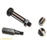 Threaded 5mm SS Insert Installation Screw and 3mm Hex Driver Bit