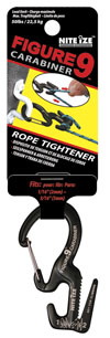Nite Ize-Small Figure 9 Caribiner-Black